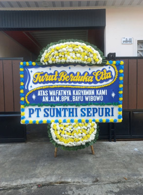 Papan Bunga Duka di Bongkok