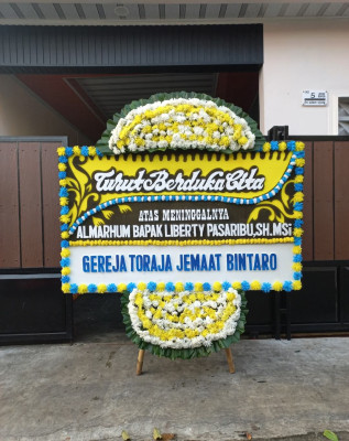 Papan Bunga Duka di Bongkok